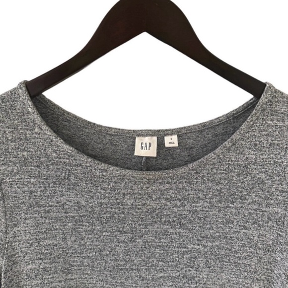 Gap Light Grey Softspun Short Sleeve Dress Size Small - Picture 4 of 6